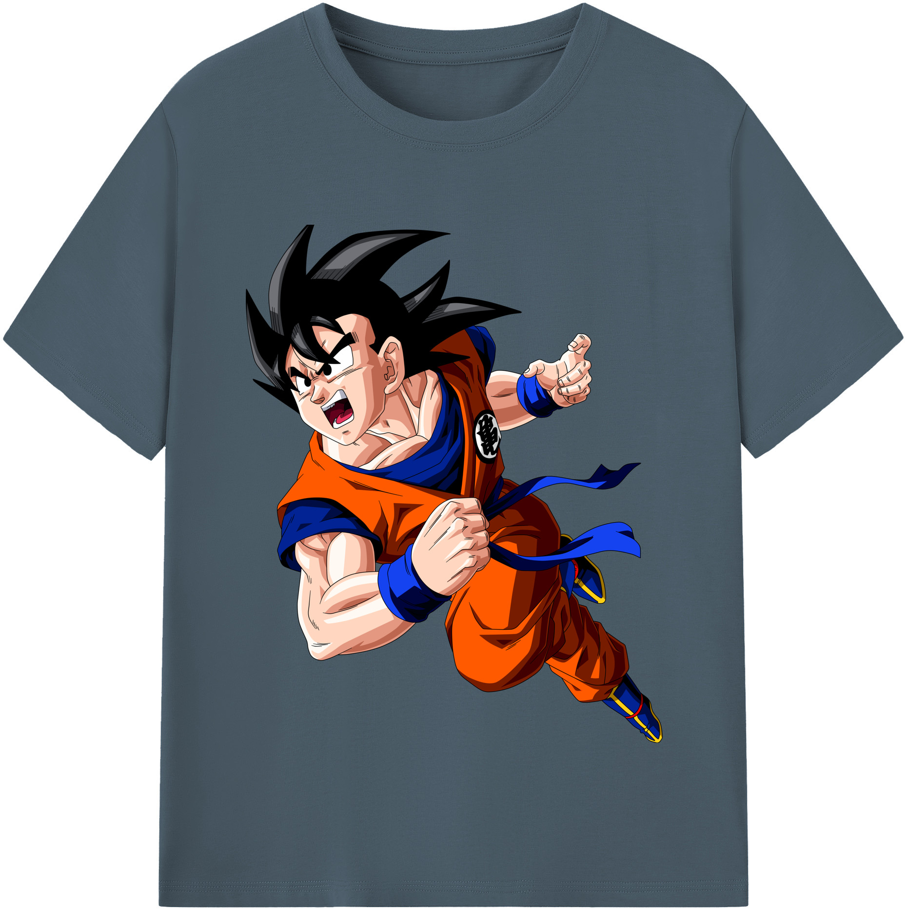 （画像用） ドラゴンボール 孫悟空（そん ごくう）Son Goku カカロット DRAGON BALL Kakarotto 綿100％半袖Tシャツ（フロントプリント）
